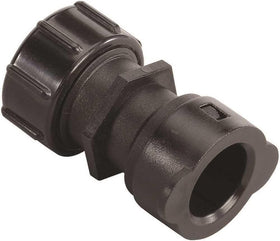 Orbit Drip-Lock end-cap securely connects 1/2-inch tubing with a rotatable seal.