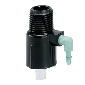 Orbit drip manifold 2-pack top view enables tidy, targeted watering for beds.