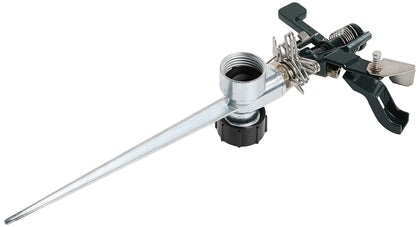 Orbit Impact Sprinkler with 85 ft diameter coverage for large lawns.