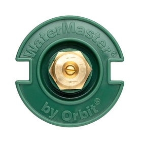 Orbit pop-up flush head action increases spray height over lawn areas
