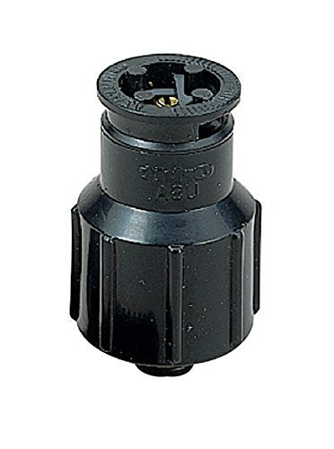 Orbit shrub sprinkler head half-pattern spray for even shrub coverage