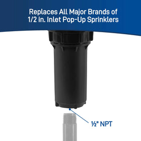 Orbit stainless steel riser spring ensures durable pop-up action