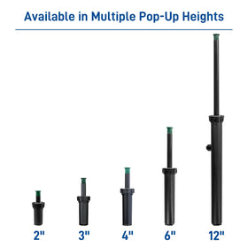 Orbit stainless-steel riser spring offers long-lasting outdoor durability.