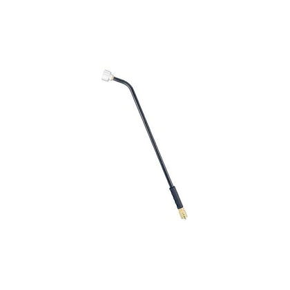 Orbit SunMate hose-end wand with 33-inch reach watering delicate plants gently.