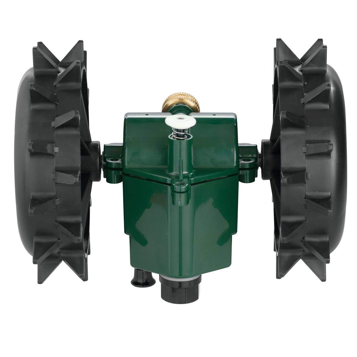 Orbit traveling sprinkler motor block ready for replacement.