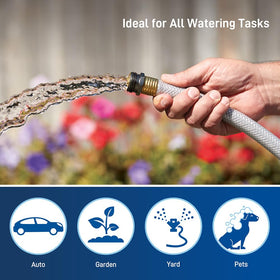 Orbit VersaFlex lightweight design for effortless yard watering.