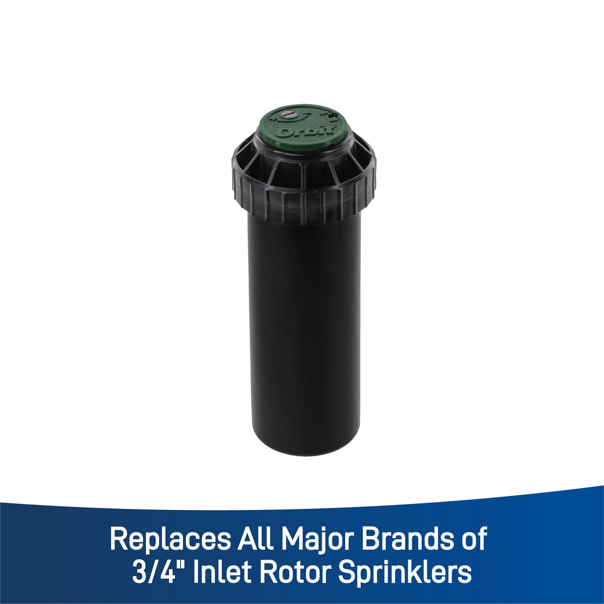 Orbit Voyager 35ft coverage supports efficient lawn watering and plant beds.