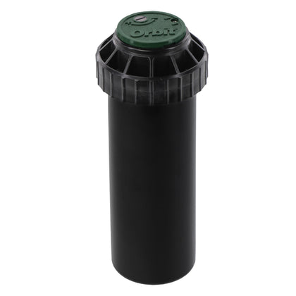 Orbit Voyager 4in pop-up gear-drive rotor delivers precise 35 ft lawn coverage.
