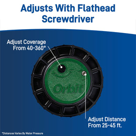 Orbit Voyager radius reduction to 75% enables closer throw near structures.
