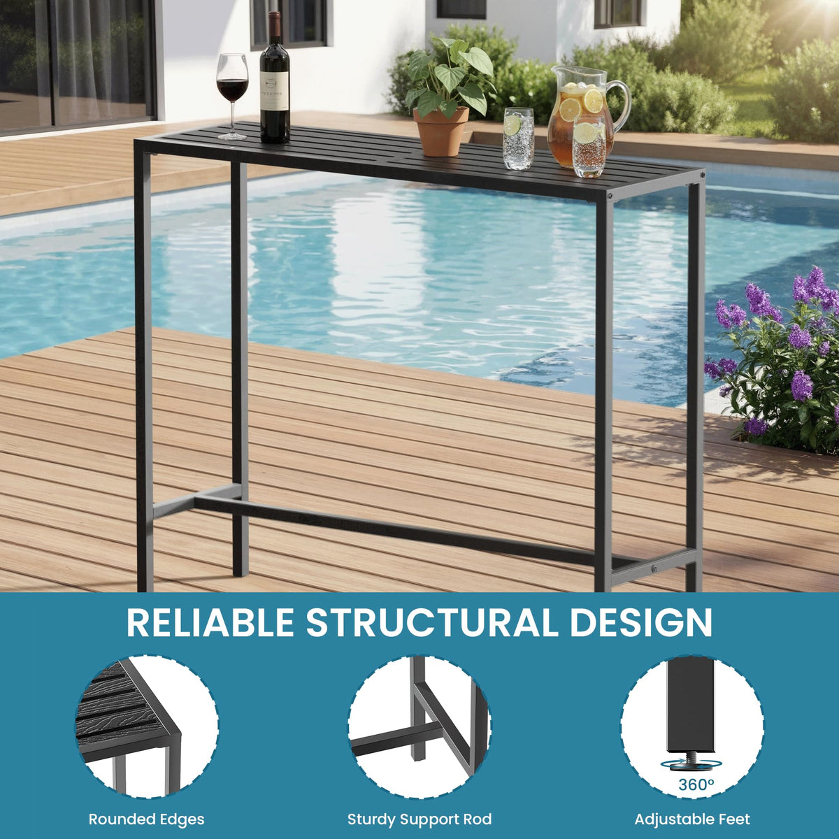 Orbotots sturdy frame close-up highlighting 400 lb capacity and stability