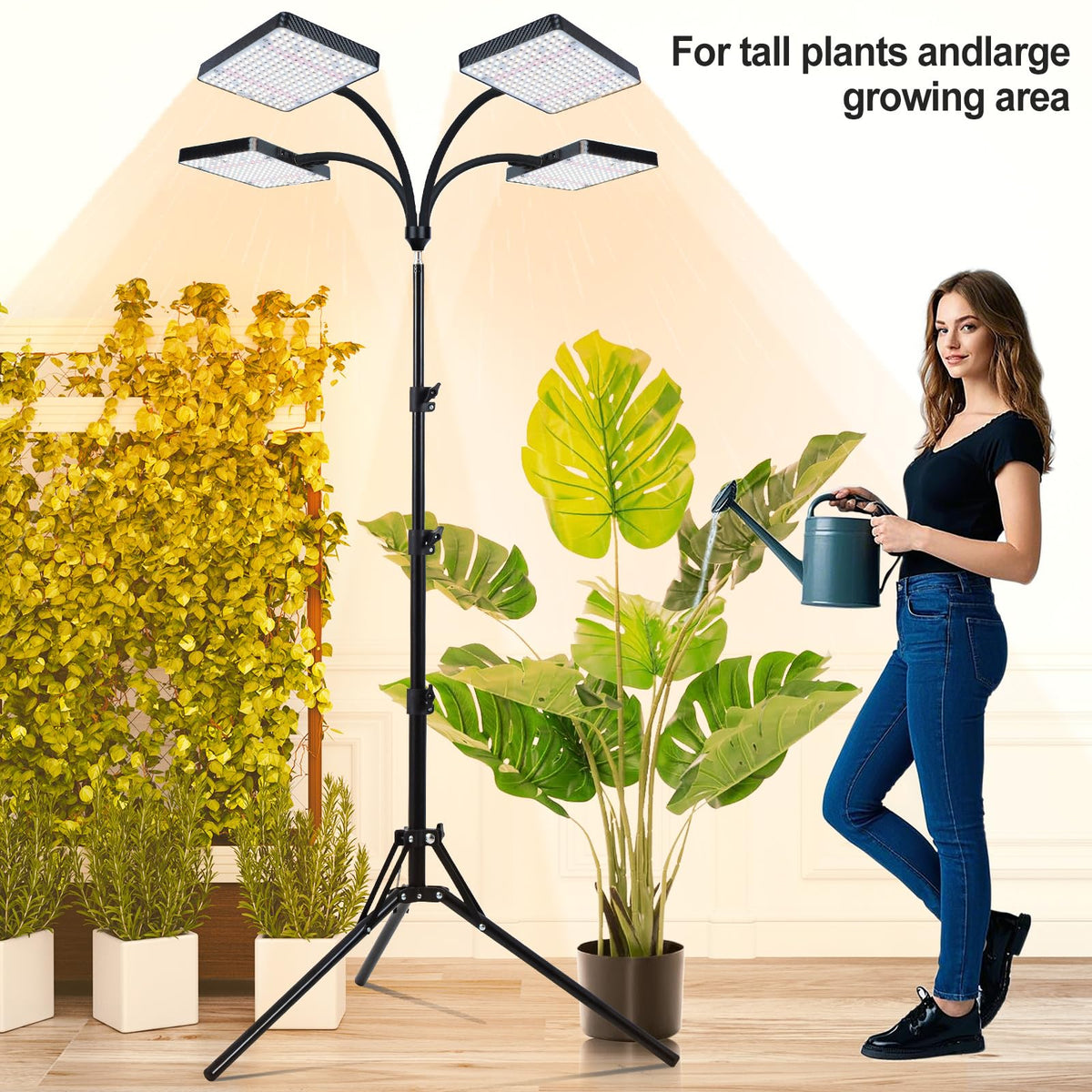Orchbloom adjustable-height stand for tall bonsai or seedlings