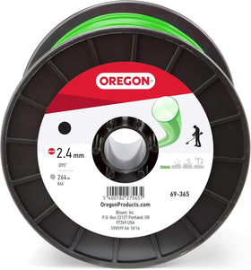 Oregon 0.095 inch round trimmer line spool for durable cutting in all weather