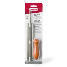 Oregon 25892 filing chart on packaging guides proper technique