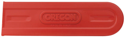 Oregon 28934 chainsaw bar cover slides on the bar for quick protection during use and storage.