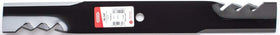 Oregon 6PK USA mower blades for Scag 61-inch, side view, durable steel construction for long life