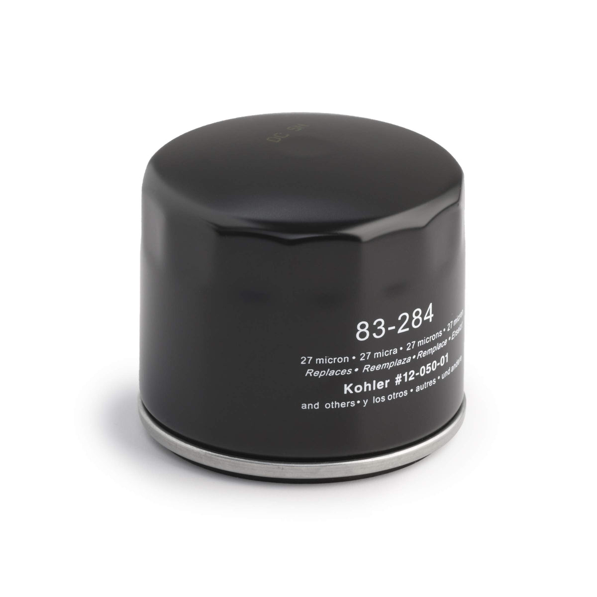 OREGON 83-284 oil filter body view, compact canister and clean seal area.