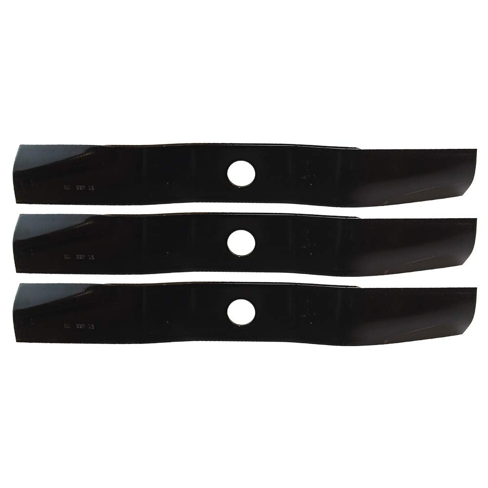 Oregon 91-436 blades on a 54-inch center-mount mower provide durable performance.