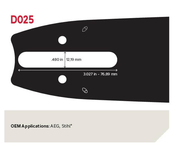 Oregon low-kickback design meets safety standards for confident cutting.