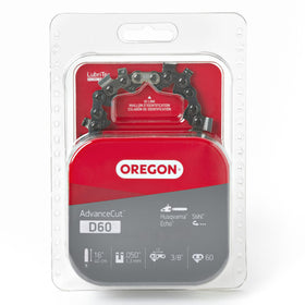 Oregon D60 meets ANSI kickback standards for safer upgrades.