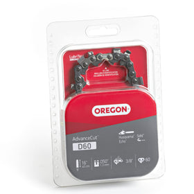 Oregon D60 full chisel cutters deliver fast cuts through wood.