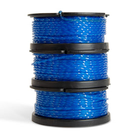 Oregon Gatorline square twist 0.065 line for smoother cuts and less drag.