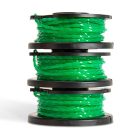 Oregon Gatorline square-twist spool reduces vibration for smoother trims.