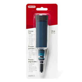 Oregon 40469-A one-hand operation design supports controlled lubrication on the job.