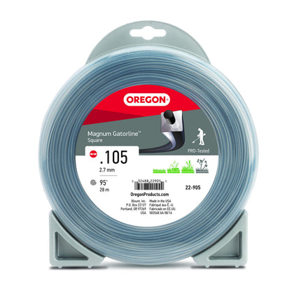 Oregon Magnum Gatorline square line in a donut pack for heavy-duty lawn work