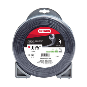 Oregon Magnum Supertwist trimmer line in a donut pack for easy loading and tangle prevention.