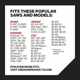 Oregon PowerCut Blued Cutters resist corrosion for longer service