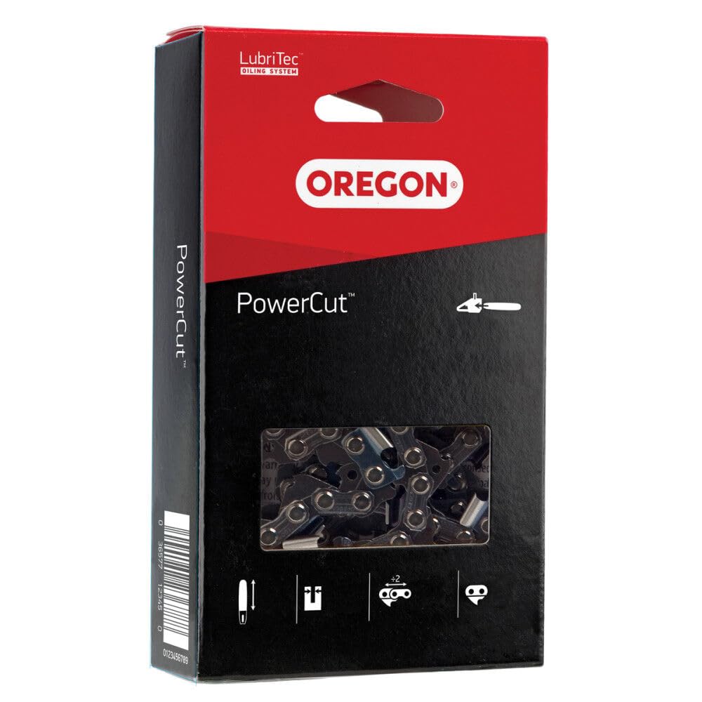Oregon PowerCut LubriTec lubrication reduces friction and extends chain life