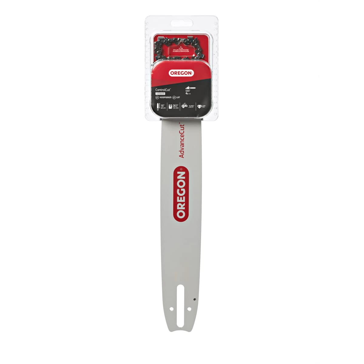 Oregon Stihl compatibility for a reliable 16-inch bar setup.