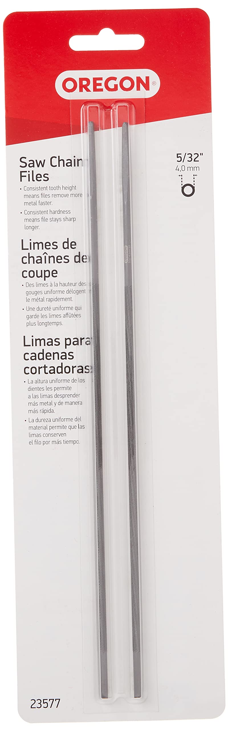 Oregon two-file set supports reliable, long-lasting chain maintenance