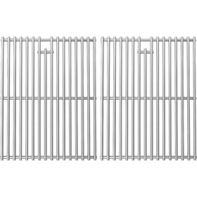 Orgneas 17inch grill grates close-up in stainless steel, durable construction.