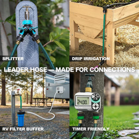 Orgrimmar Leader Hose with brass fittings enables quick, leak-resistant extensions.