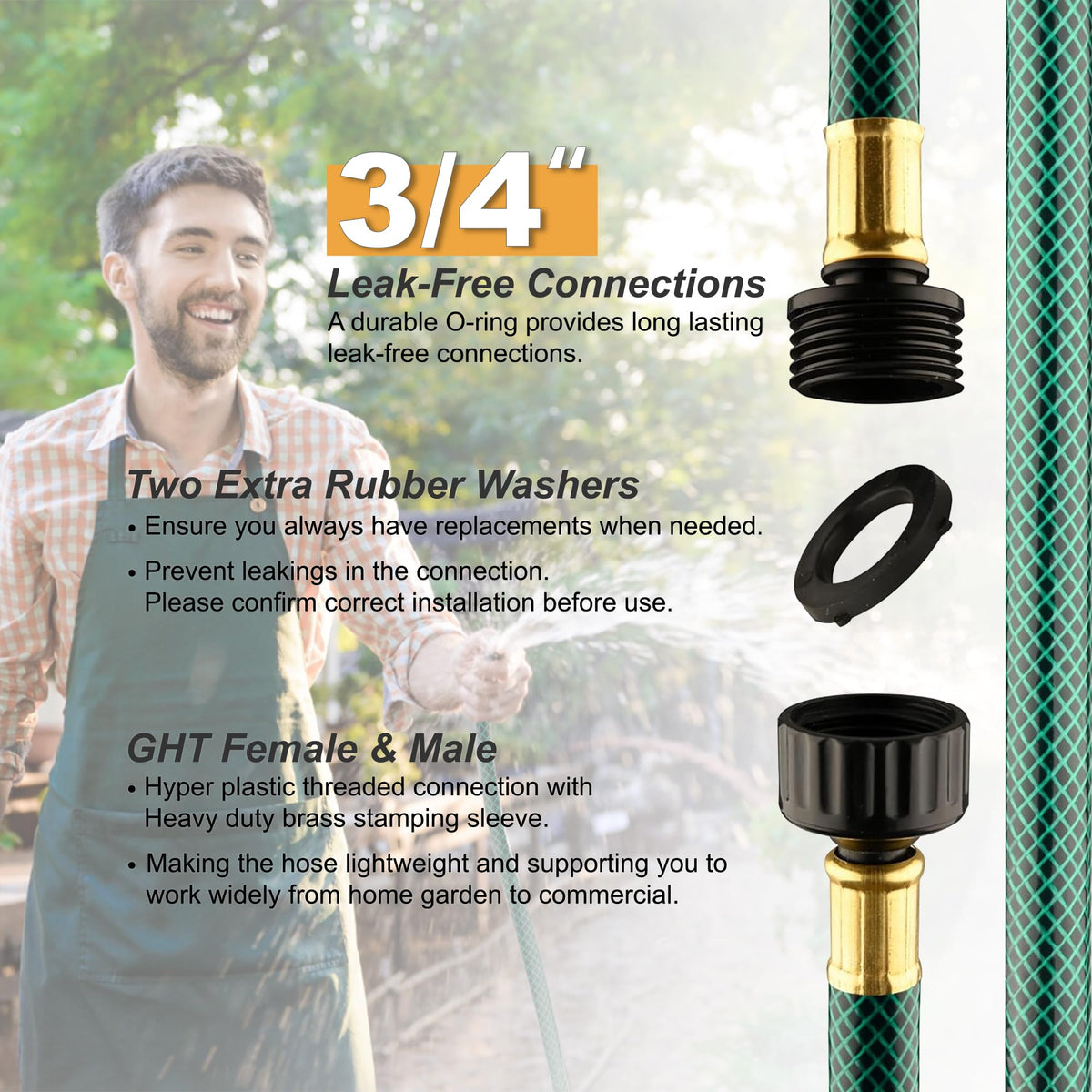 Orgrimmar Leader Hose durable PVC construction for rugged outdoor use.