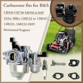 Oriental Power CR950 carburetor with spark plug included for reliable starts