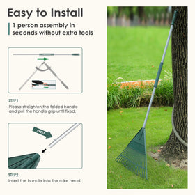 ORIENTOOLS foldable handle for easy storage and space saving