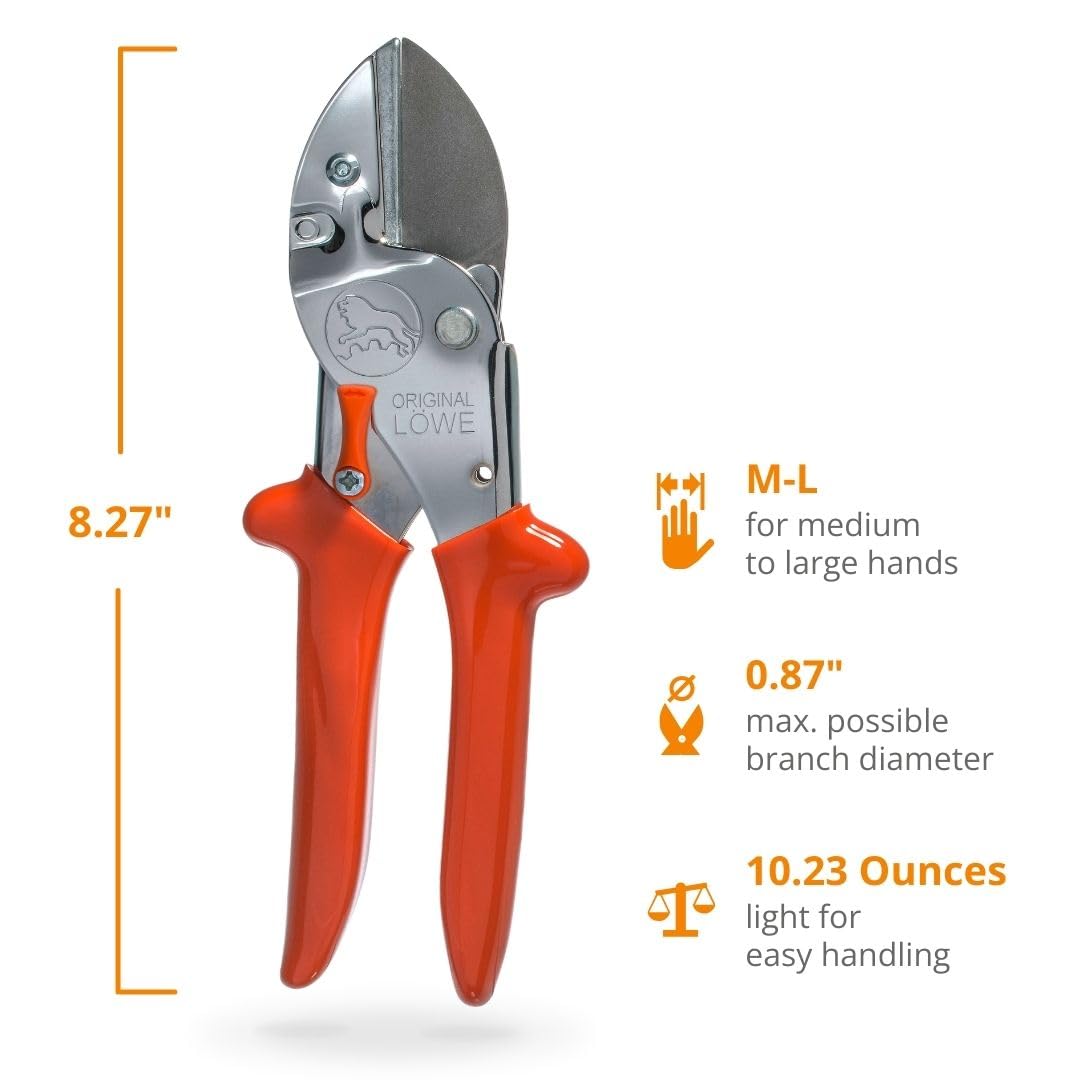 Original Löwe Anvil Pruner made in Germany signals high craftsmanship