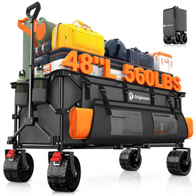 Originsure 48in wagon unfolded showing large 300L capacity for groceries and gear