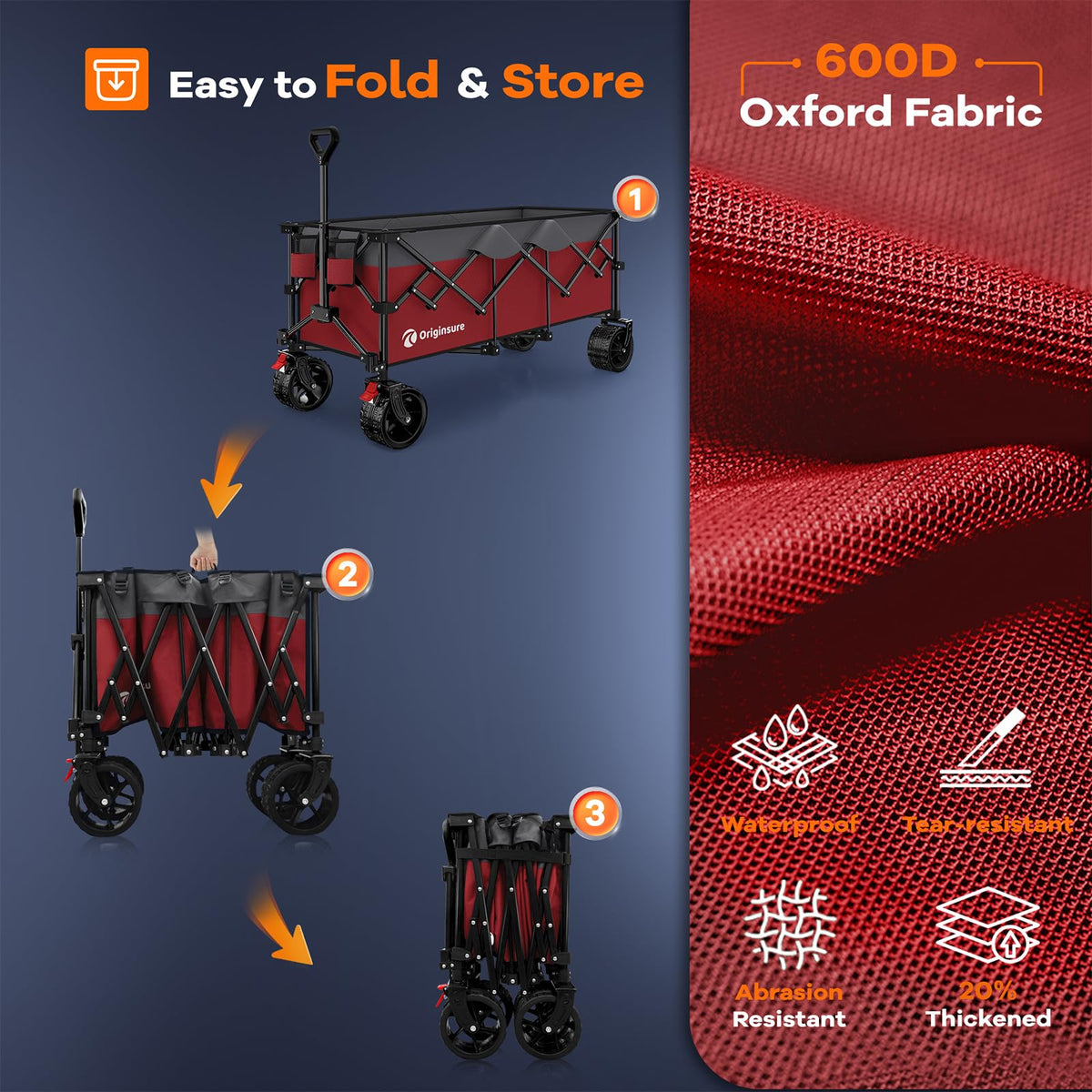 Originsure warranty and support offer confidence for long-term use.