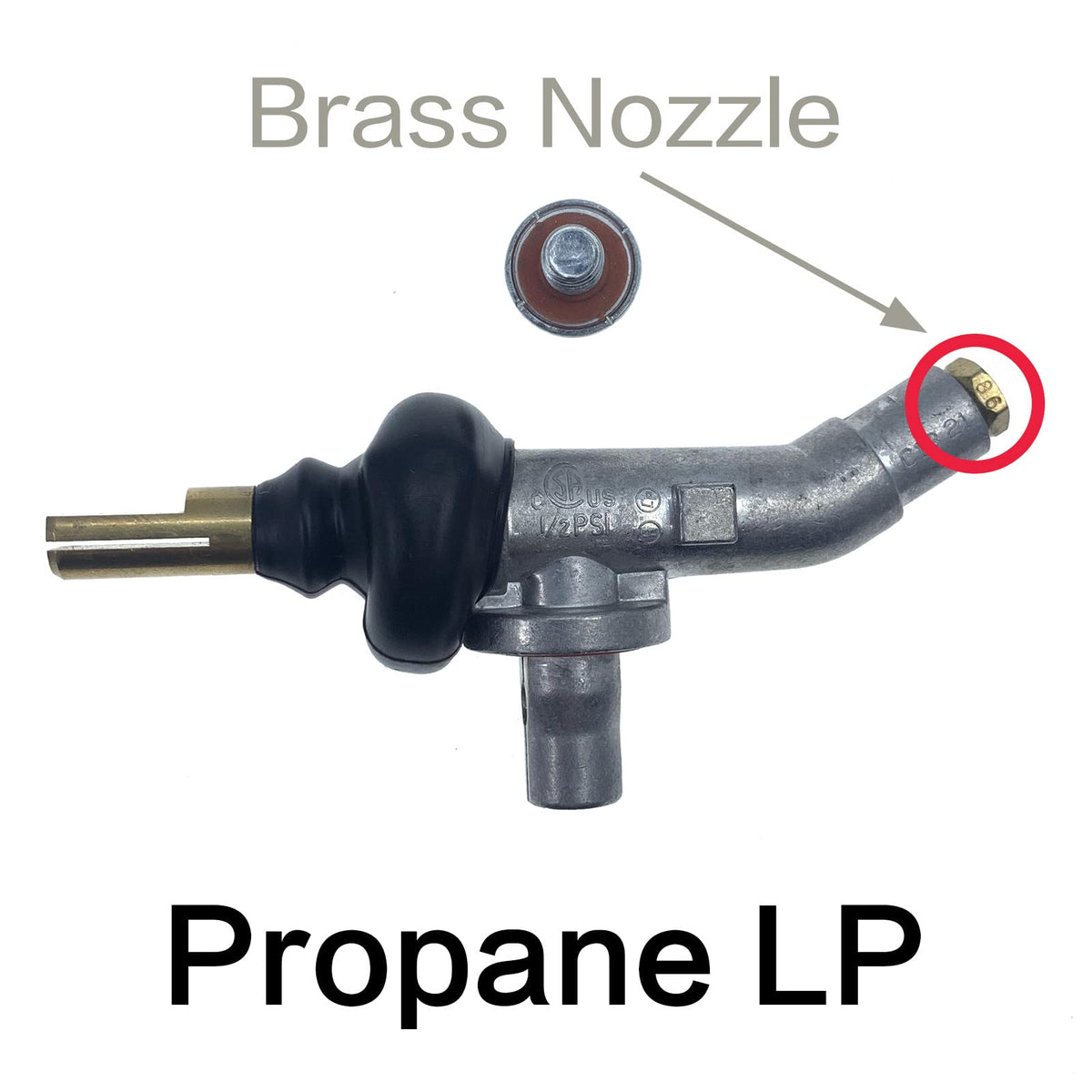 ORIGPARTS propane valve for Genesis II 210/310/410 models for dependable LP performance
