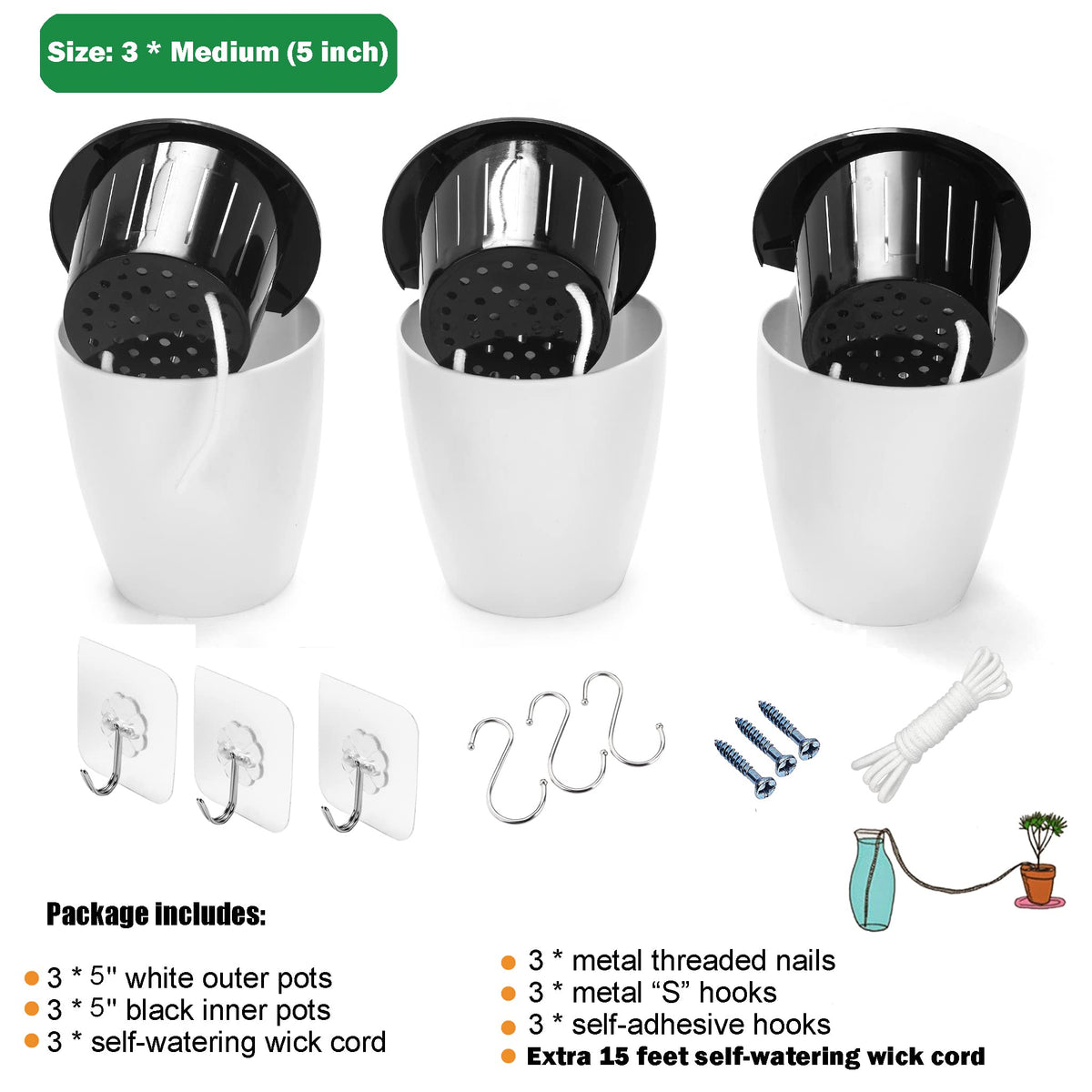 ORIMERC self-watering wick system demonstrates automated watering