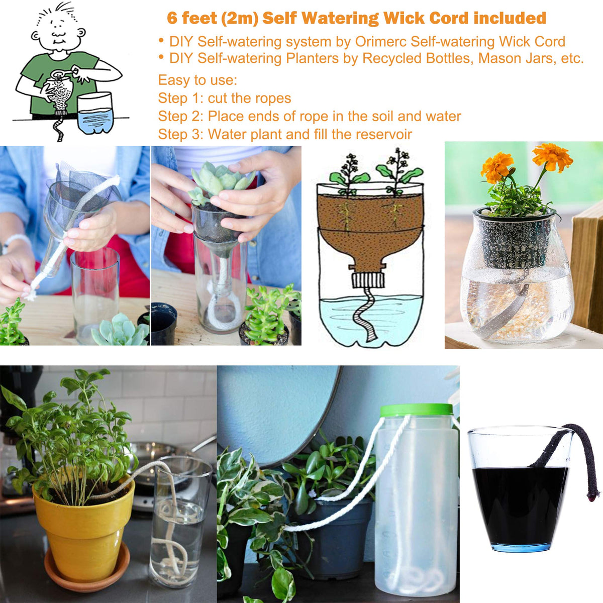ORIMERC ergonomic design supports comfortable long use in plant care.