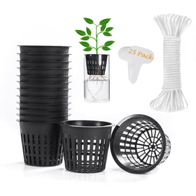 ORIMERC 3-inch net pot with slotted mesh for orchid airflow and drainage