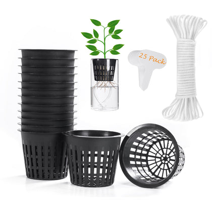 ORIMERC 3-inch net pot with slotted mesh for orchid airflow and drainage