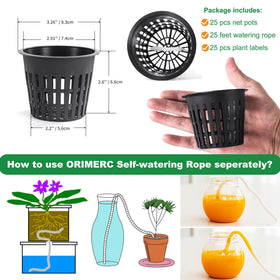 ORIMERC self-watering wick system enables vacation-friendly plant care