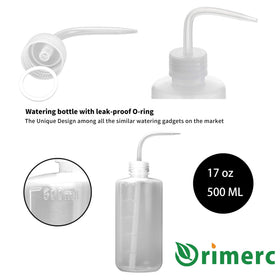 ORIMERC squeeze bottle with leak-proof cap prevents spills during indoor use.
