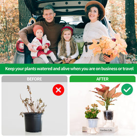 ORIMERC vacation plant care setup for long trips.