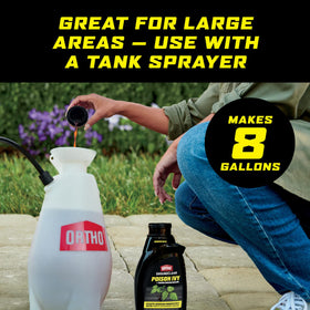 Ortho GroundClear Poison Ivy & Tough Brush Killer2 non-garden-area use around structures.